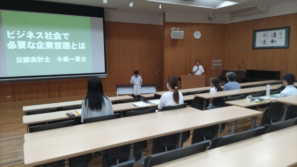 山形県立酒田光陵高等学校での講演の様子
