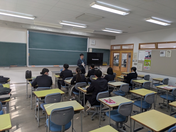 【指導】山形県立酒田光陵高等学校での講演の様子